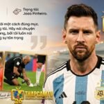 Lionel Messi bức xúc chỉ tay vào mặt trọng tài Joao Pinheiro do không hài lòng về cách giao tiếp trong trận tứ kết World Cup 2026 giữa Argentina và Thụy Sĩ.